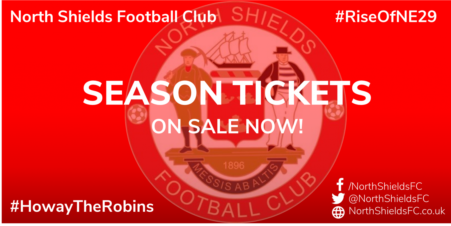 Season Tickets On Sale Now – North Shields Football Club