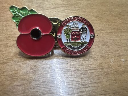 North Shields FC Poppy Badge